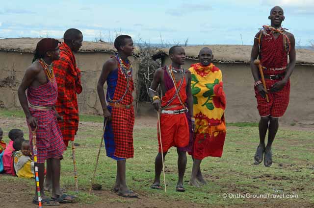Masai Mara Tribesmen from Trips Around the World