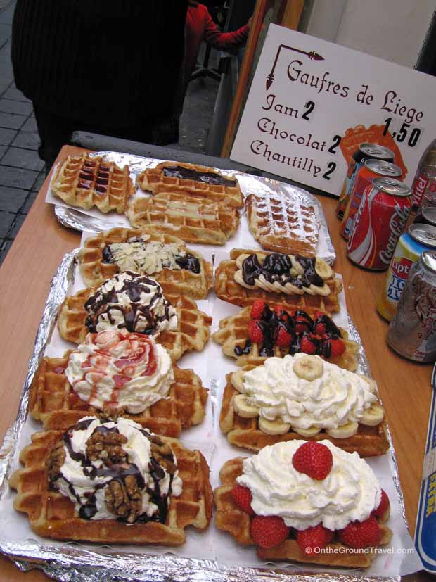 Belgum waffles from trips around the world