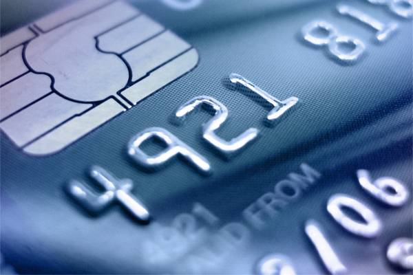 Smart Chip Credit Card - Blue